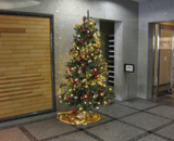オフィスビル クリスマス 装飾