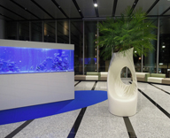 17 港区 バンダイナムコ 未来研究所 夏装飾 巨大 水槽