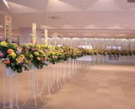 17 有明 東京国際展示場 スリムビューティハウス コンテスト スタンド花 装飾