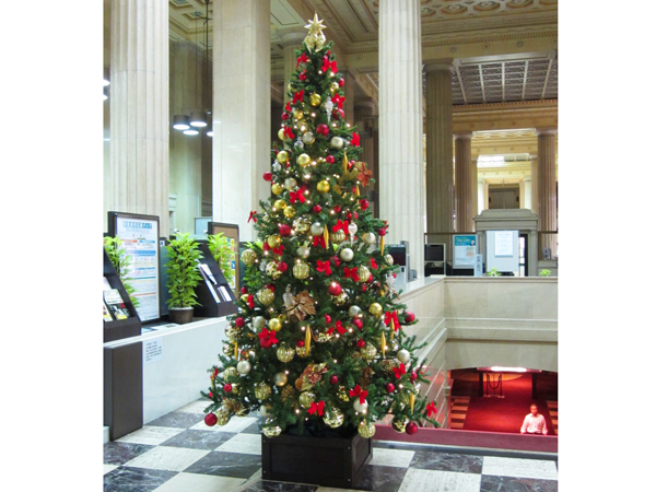 日本橋某銀行 クリスマスツリー