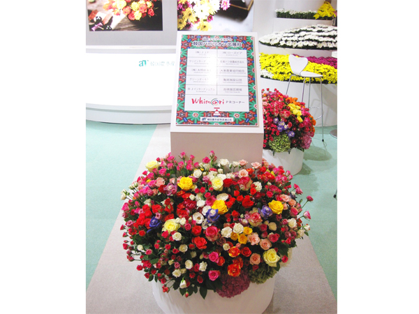 国際フラワーEXPO韓国パビリオン 生花装飾