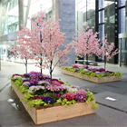 新宿マインズタワー 桜装飾