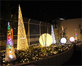 荻窪 商業施設 クリスマス 装飾 屋上 イルミネーション モミノキ 設置