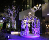 京橋 東京スクエアガーデン クリスマス イルミネーション 装飾