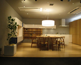 kitchen house ショールーム 植栽 装飾