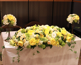 レストラン 撮影 装飾 花器 お花 キャンドル