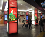 16 新橋 高輪 川崎 久里浜 商業施設 クリスマス装飾 イルミネーション