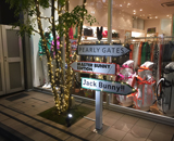 16 表参道 PEARLY GATES THE GREEN GOLF STORE 表参道店 LED 装飾