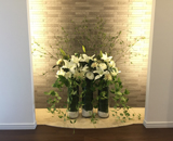 17 神戸市 モデルルーム 造花 装飾