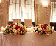 18 センチュリーコート丸の内 ブライダルフェア 生花装飾