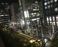 5周年 京橋 東京スクエアガーデン イルミネーション装飾 施工