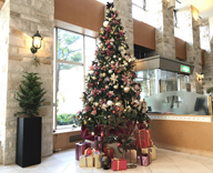 ホテルサンルートソプラ神戸 クリスマス装飾