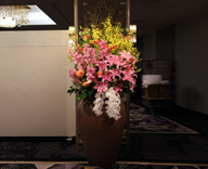 ホテルニューオータニ 鶴の間 年末パーティー 会場装飾