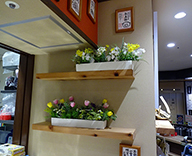 大阪 関西・関東 咲菜 店舗 初春 アートフラワーアレンジメント装飾