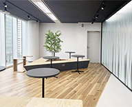 銀座 オフィス 空間 人工樹木 装飾