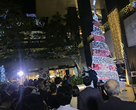 19 京橋 東京スクエアガーデン イルミネーション 装飾 点灯式 ツリー クリスマス 装飾 SEASONS