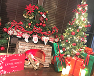 19 大阪 企業 オフィス エントランス クリスマス 装飾 SEASONS