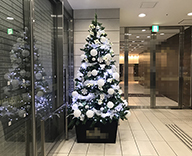 19 大阪 商業施設 クリスマス 装飾 雪 SEASONS