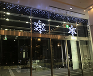 19 大阪 商業施設 クリスマス 装飾 雪 SEASONS