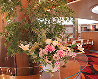 19 客船 ピースボート 造花 装飾 横浜 大黒埠頭 和風 SEASONS