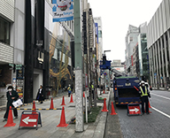 20 銀座 通り 街路樹 カツラ 冬期 剪定