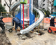 20 恵比寿公園 ロケット公園 ロケットすべり台 安全基準 遊具