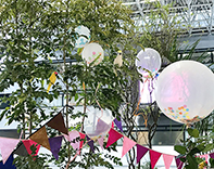20 大阪 商業施設 ツイン２１ 春 装飾 設置
