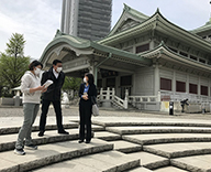 20 墨田区 都立 横網町 公園 春 花壇 植替え