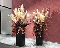 20 板橋区 理研計器株式会社 エントランス 造花装飾 hitotoki