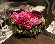 20 日本橋 レストラン 生花装飾 SEASONS