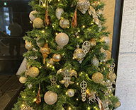 20 神戸市内 マンション エントランス クリスマス装飾　SEASONS