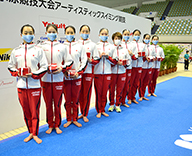 21 大阪 東和薬品ラクタブドーム 第97回 日本選手権水泳競技大会 アーティスティックスイミング 観葉植物 アレカヤシ スポットレンタル SEASONS