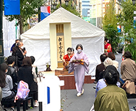 22 銀座 中央通り 銀茶会 植木 短期 レンタル 影響 19年 天気 無事 納品 良かった 着物 普段 銀座 SEASONS