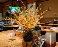 22 大阪 関西 関東 お惣菜 お弁当 咲菜 各店舗 秋 アートフラワー 造花 SEASONS 事例