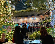 23 京橋 商業施設 クリスマスツリー イルミネーション 点灯式 SEASONS 事例