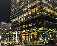 23 京橋 商業施設 クリスマスツリー イルミネーション 点灯式 SEASONS 事例