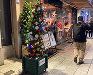 23 銀座 中央通り　晴海通り クリスマスツリー オーナメント デコレーション イルミネーション SEASONS 事例