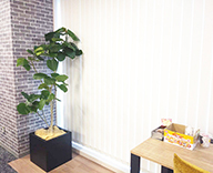 24 東京都港区 オフィス内 オフィスグリーン 受付花鉢 フェイクグリーン hitotoki 事例