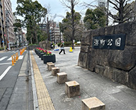 25 東京都 中央区 底面給水 プランター 花壇 futatoki 事例