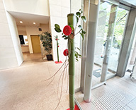 25 文京区 大学構内 和風装飾 生け花 生花装飾 SEASONS 事例
