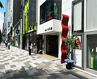 25 銀座 屋外 七夕 短冊 装飾 SEASONS 事例