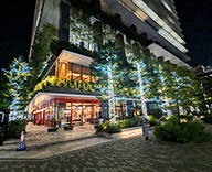 25 京橋 商業施設 クリスマスツリー イルミネーション デコレーション SEASONS 事例