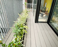 25 渋谷 バルコニー エバーグリーン 爽やか バルコニー futatoki 事例