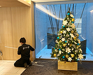 25 東京 渋谷 マンション 和モダン クリスマスツリー SEASONS 事例