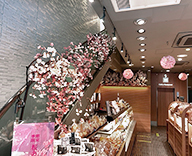 26 銀座 屋外 桜 造花 本物 SEASONS 事例