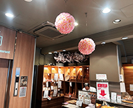 26 銀座 屋外 桜 造花 本物 SEASONS 事例