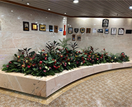 26 横浜港 船内 会場装花 造花装飾 フェイクグリーン SEASONS 事例