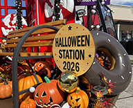 26 神戸三田 アウトレット ハロウィン フォトスポット 季節装飾 SEASONS 事例